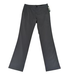 01.Algo Rory Performance Pant Mens 31x32‎ Dark Grey Straight Leg Golf Chino New